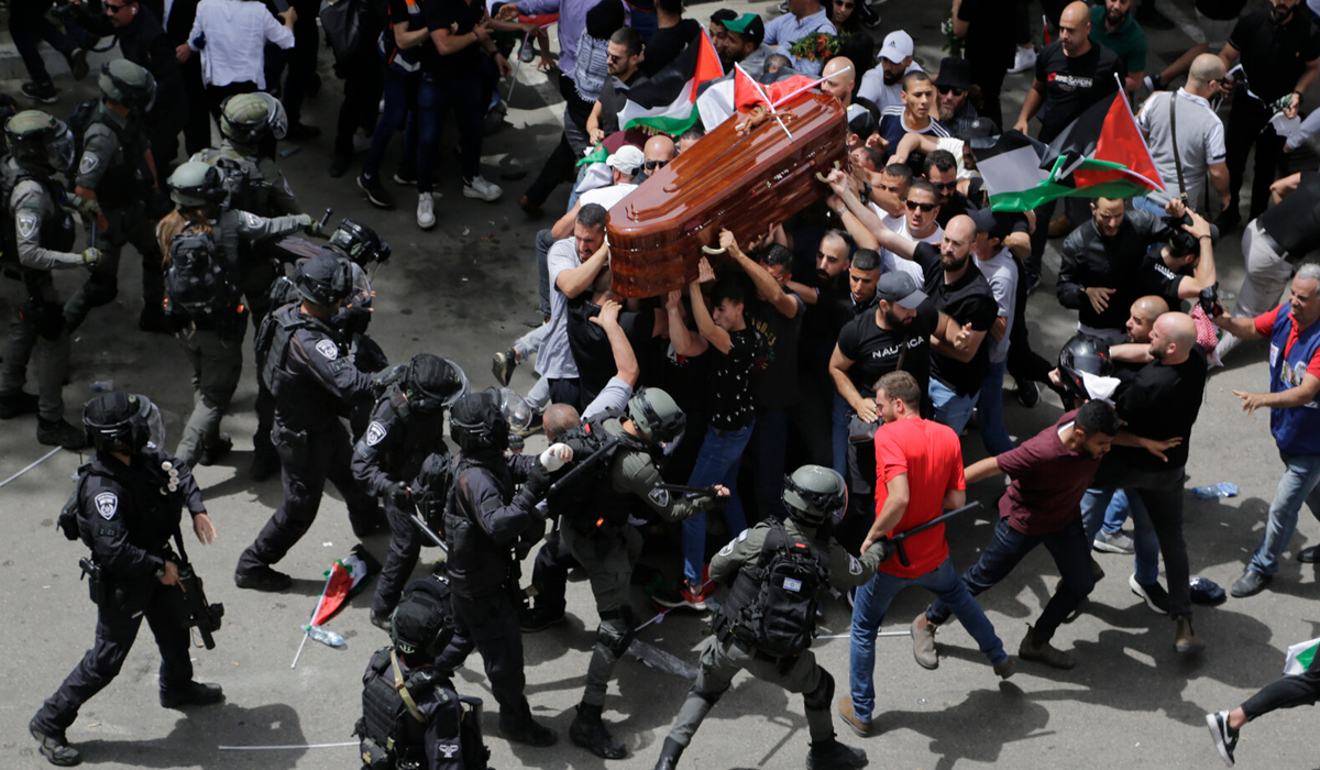 French Hospital Confirms Israeli Police Attacked at Funeral of Shireen Abu Akleh